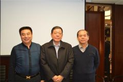 许宝平董事长和辽宁法学会在孙昌生、预防职务犯罪会长张顺元留念