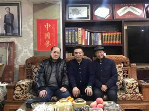 中国书法家姚哲成、著名作曲家铁源做客仕龙