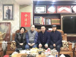 中国书法家姚哲成、著名作曲家铁源做客仕龙