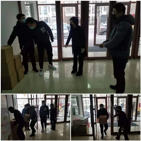 仕龙集团捐赠华山街道防疫物资